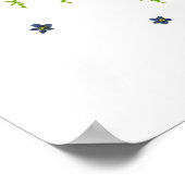 affiche de fleurs sauvages (Coin)