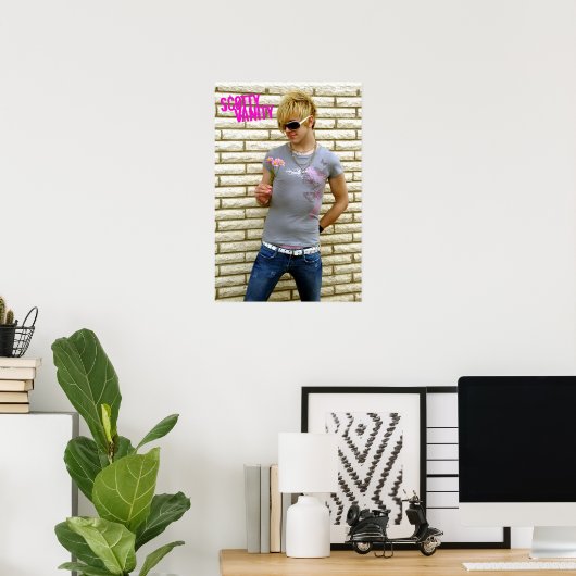 Affiche de fleurs Scotty Vanity (Bureau à domicile)