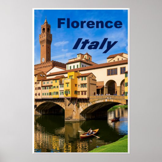 Affiche de Florence, Italie (Devant)