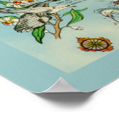 Affiche de Floride 12x16 (Coin)