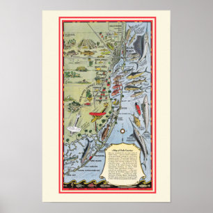Affiche de Floride Fish 12x18
