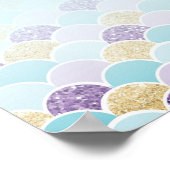 Affiche de fond de bienvenue pour Baby Shower Sirè (Coin)