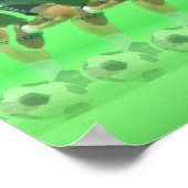 Affiche de football stéréogramme 3D (Coin)