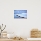 Affiche de formation de glace avec de l'eau (Cuisine)