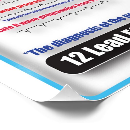 Affiche de formation ECG (Coin)