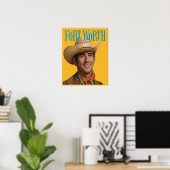 Affiche de Fort Worth, Texas (Bureau à domicile)