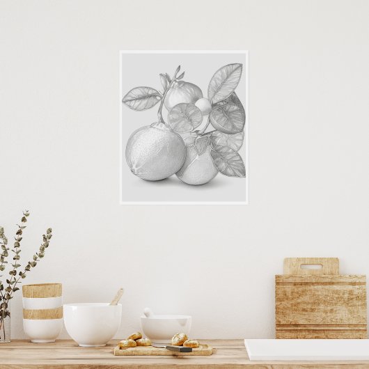 Affiche de fruits Wall Art (Cuisine)