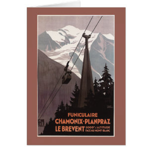 Affiche de funiculaire de Funiculaire Le Brevent