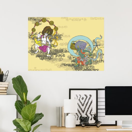 affiche de furai (Bureau à domicile)