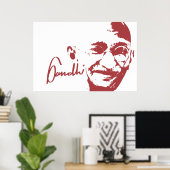 Affiche de Gandhi (Bureau à domicile)