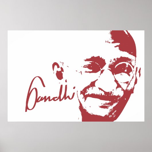Affiche de Gandhi (Devant)