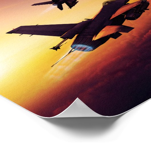 Affiche de General Dynamics F-16 Fighting Falcon (Coin)