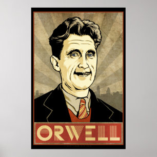 Affiche de George Orwell