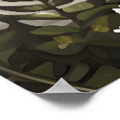 Affiche de German Shorthaired Pointer dans une bai (Coin)