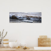 Affiche de glace flottant sur l'eau (Cuisine)