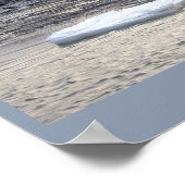 Affiche de glace flottant sur l'eau (Coin)