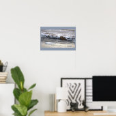 Affiche de glace flottant sur l'eau (Bureau à domicile)