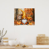 Affiche de gnome d'automne (Cuisine)