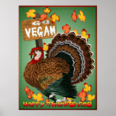 Affiche de Go Vegan Thanksgiving (Devant)