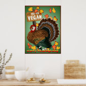 Affiche de Go Vegan Thanksgiving (Cuisine)