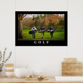 Affiche de golf (Cuisine)