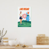 Affiche de golf de Las Vegas (Cuisine)