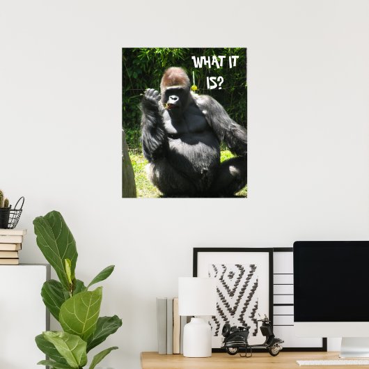 affiche de GORILLA GREETING (Bureau à domicile)