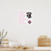 Affiche de Grand Danois de printemps (Cuisine)