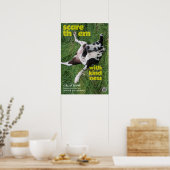 Affiche de Grand Danois « Les effrayer avec gentil (Cuisine)