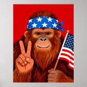 Affiche de grandefoot Americana impression sur pap (Devant)