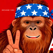 Affiche de grandefoot Americana impression sur pap