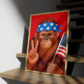 Affiche de grandefoot Americana impression sur pap
