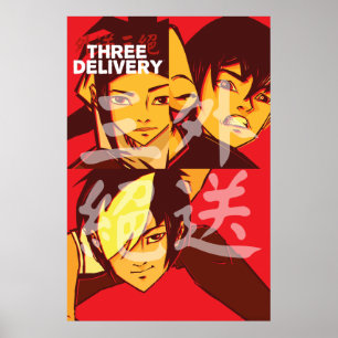 Affiche de groupe de trois Delivery™
