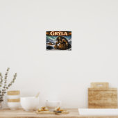 Affiche de Gryla le lutin de Noël islandais (Cuisine)