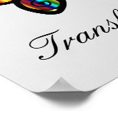 Affiche de guérison des papillons inspirante (Coin)