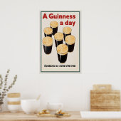 Affiche de Guinness est bon pour vous John Gilroy (Cuisine)