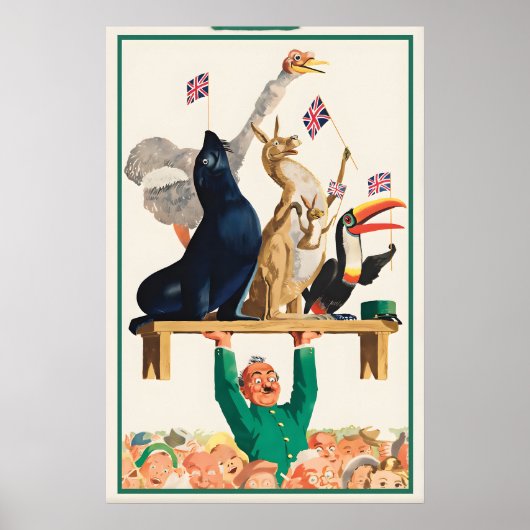 Affiche de Guinness John Gilroy Vintage Irlandais (Devant)