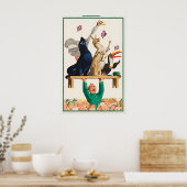 Affiche de Guinness John Gilroy Vintage Irlandais (Cuisine)