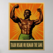Affiche de gym Impression de bodybuilder Art mural (Devant)