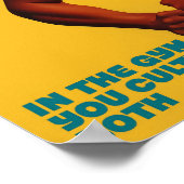 Affiche de gym imprimable Art d'impression de fitn (Coin)