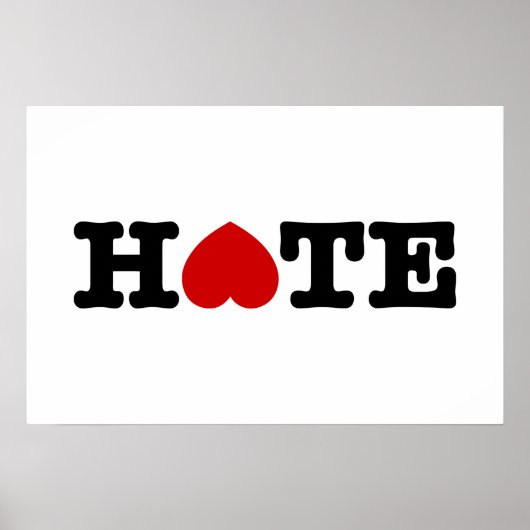 AFFICHE DE HAINE (Devant)