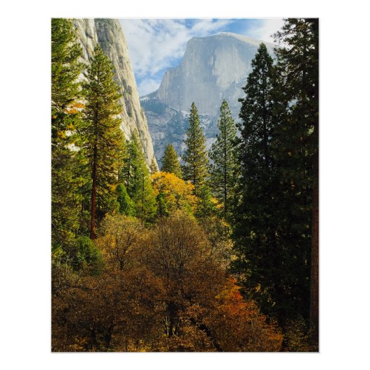 Affiche de Half Dome en automne (Parc national de (Devant)