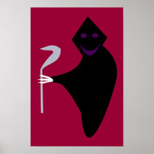 Affiche de Halloween Faucheuse