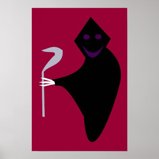 Affiche de Halloween Faucheuse (Devant)