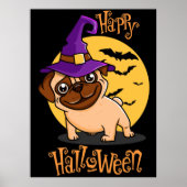 Affiche de Halloween Puggy (Devant)