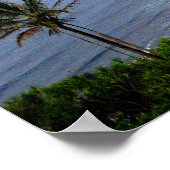 Affiche de Hawaii de Pulolu Look Out (Coin)