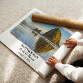 Affiche de Haystack Rock Oregon, personnalisée de 