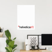 affiche de helvetican't (Bureau à domicile)