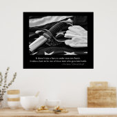 Affiche de héros militaire (Cuisine)