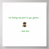 affiche de hibou (Devant)